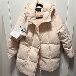 Women's Cream Puffer Jacket